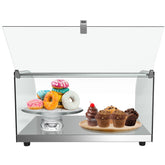 22 in. Countertop Bakery Display Case with Front Curved Glass and Rear Door, 0.9 cu. ft. DC-1C.